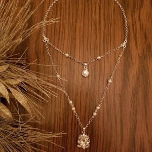 Pretty two-strand crystal necklace ❤